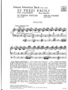 bach 23 Pezzi facili Per pianoforte