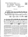 bach 23 Pezzi facili Per pianoforte