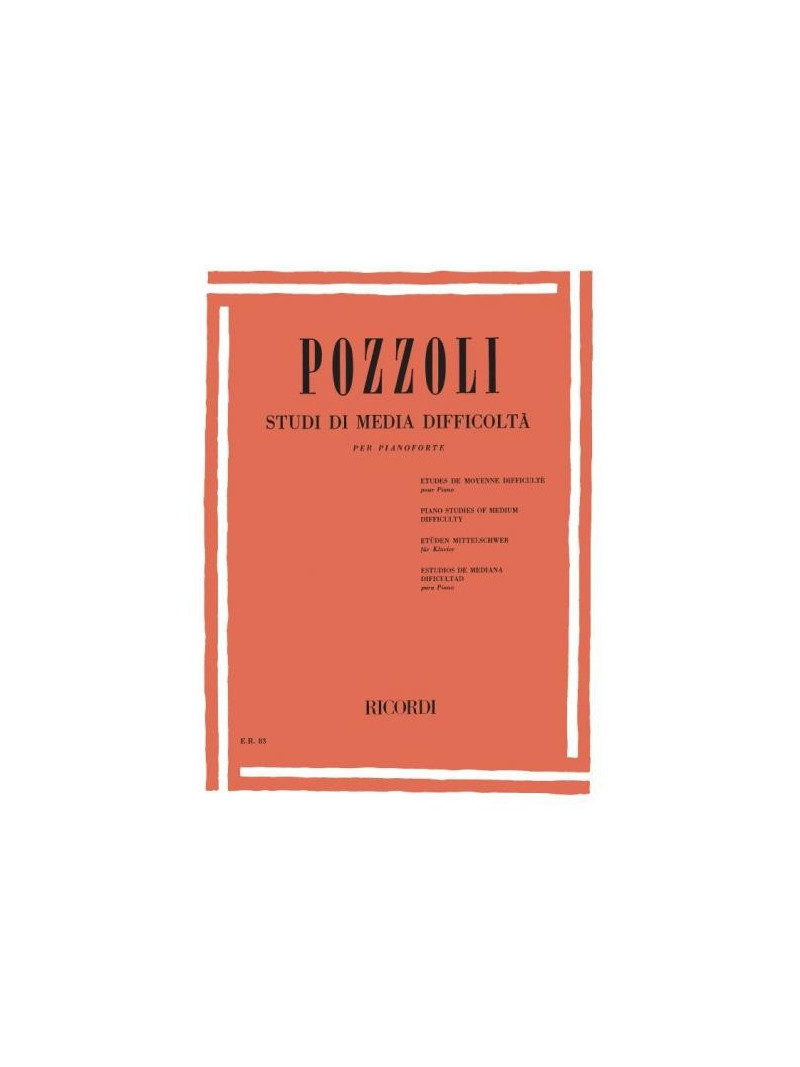 Studi di media difficoltà - Per Pianoforte