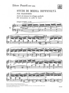 Studi di media difficoltà - Per Pianoforte