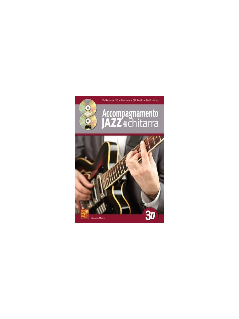 Accompagnamento jazz alla chitarra in 3D (libro/CD/DVD)