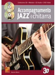 Accompagnamento jazz alla chitarra in 3D (libro/CD/DVD)