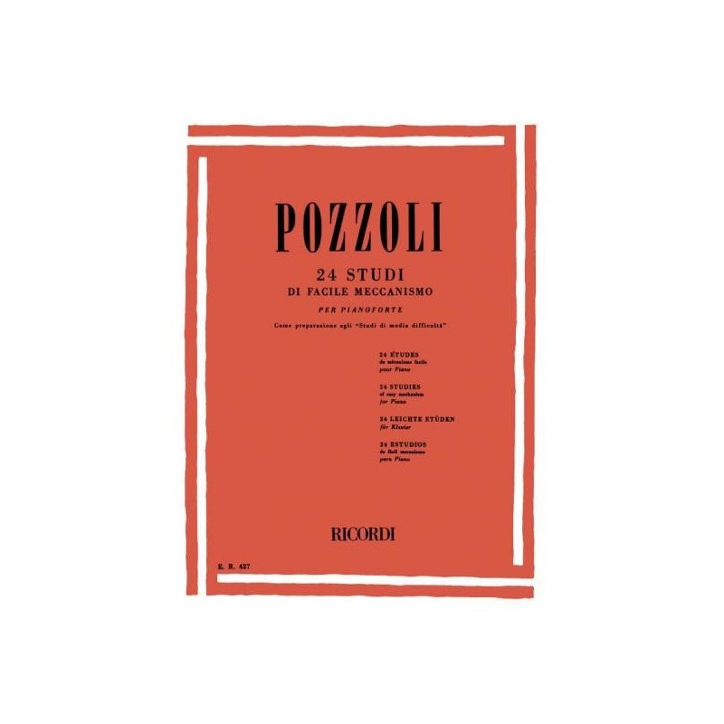 24 Studi di facile meccanismo per Pianoforte