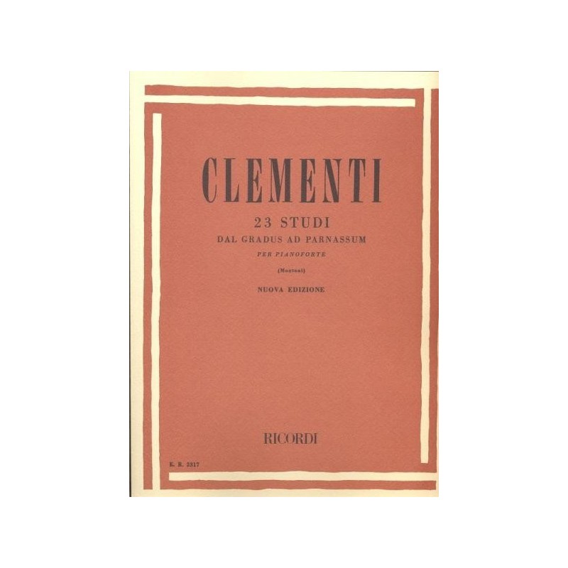 23 Studi dal 'Gradus ad Parnassum' per pianoforte