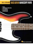 Hal Leonard Bass Guitar Manuscript Paper