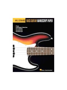 Hal Leonard Bass Guitar Manuscript Paper