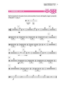 Scuola di musica: batteria e percussioni - brani d'insieme