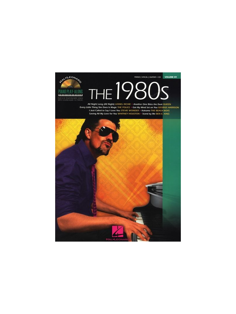 Piano Play-Along Volume 59: The 1980s (book/CD)