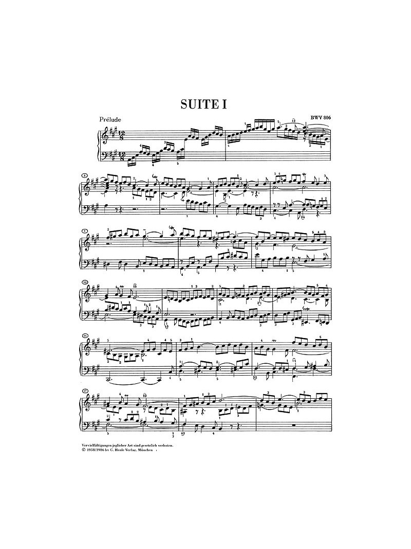 J.S. Bach - English Suites BWV 806-811