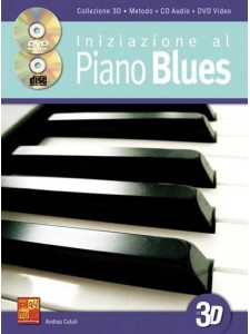 Iniziazione al Piano blues in 3 D (libro/CD/DVD)