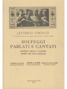 Solfeggi parlati e cantati - 3° corso