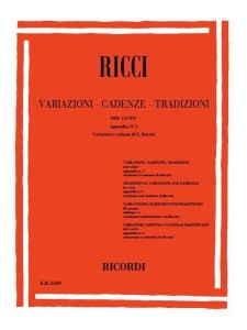 Variazioni - Cadenze - Tradizioni (Canto) App. 2