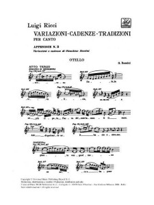 Variazioni - Cadenze - Tradizioni (Canto)