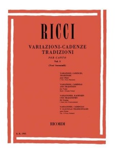 Variazioni - Cadenze - Tradizioni (Voci femminili) Vol.1