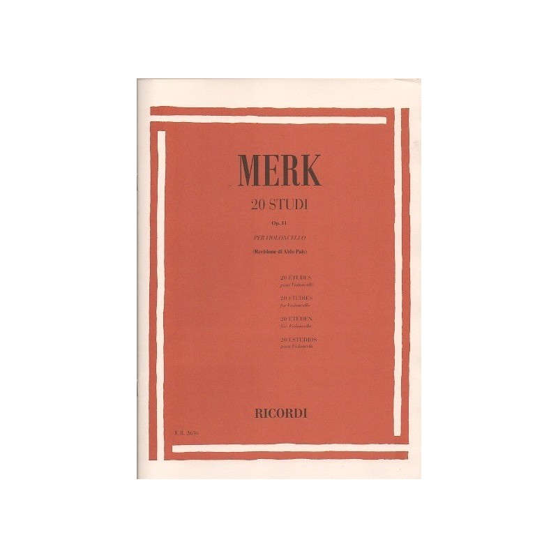 20 Studi op.11 per Violoncello