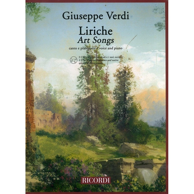 Giuseppe Verdi: Liriche - Art Songs (book/2 CD)