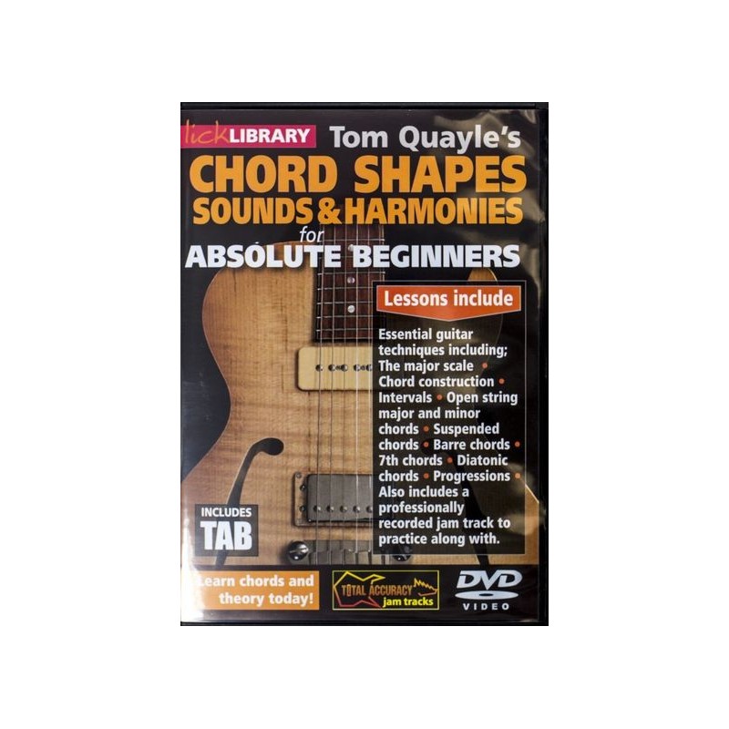 Chord Shapes, Sounds And Harmonies For Absolute Beginners (DVD)