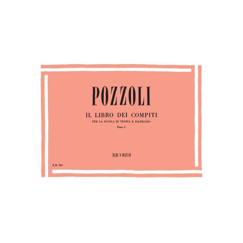 Libro dei compiti - Fasc. I