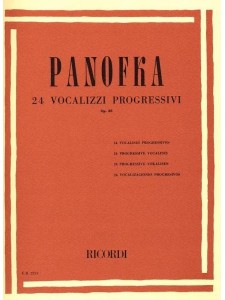 Panofka - 24 vocalizzi op. 81  (soprano, mezzo soprano o tenore)