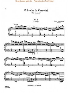 15 Etudes De Virtuosite, Op. 72
