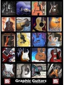 Graphic Guitars Poster (Wall Chart)