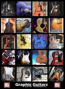 Graphic Guitars Poster (Wall Chart)