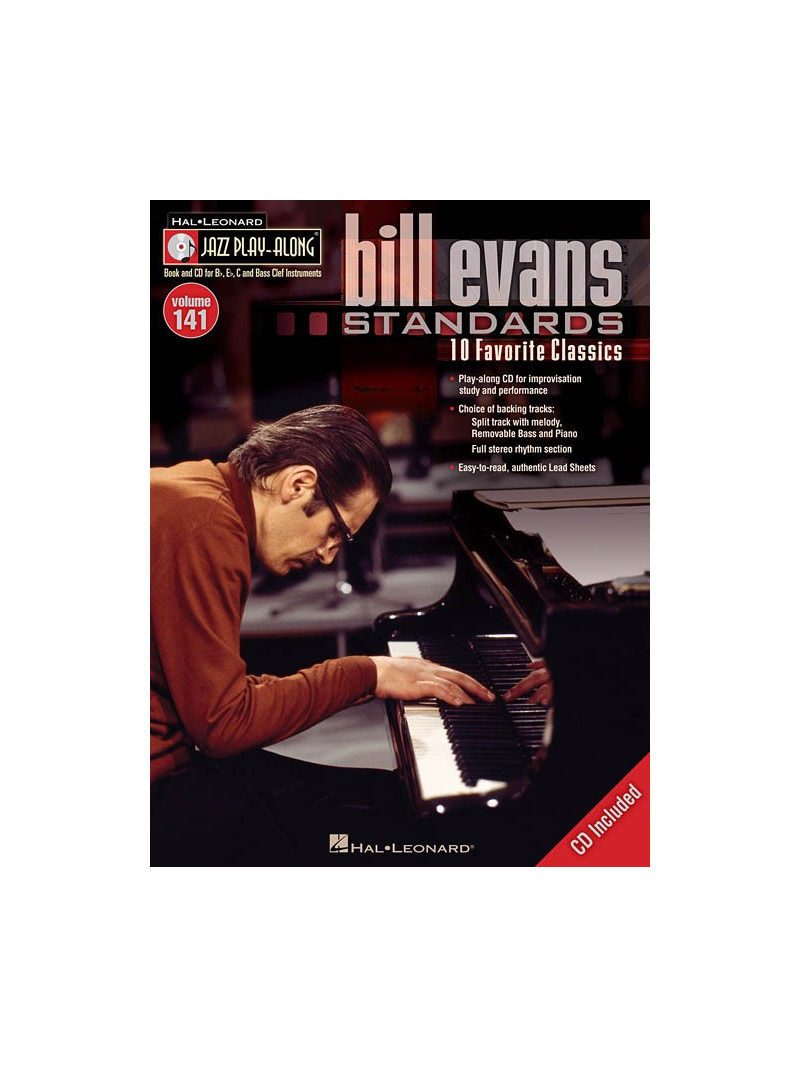 Jazz Play-Along volume 141: Bill Evans Standards (book/CD)