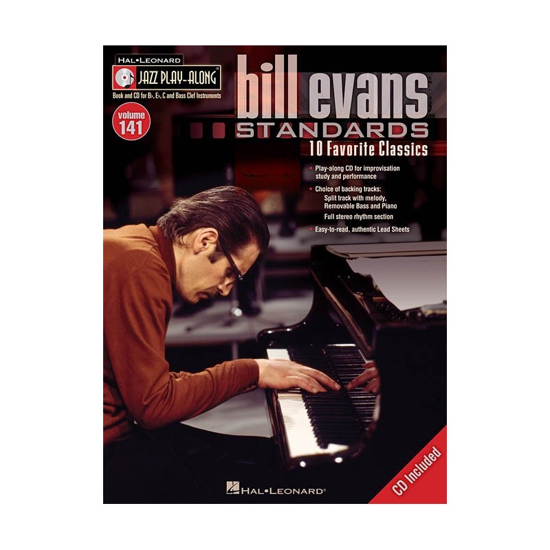 Jazz Play-Along volume 141: Bill Evans Standards (book/CD)