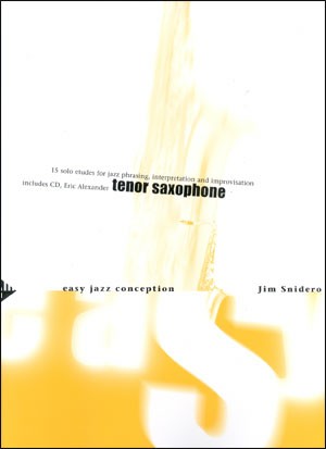Easy Jazz Conception for Sax (book/CD play-along)