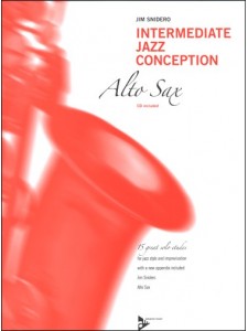 Intermediate Jazz Conception for Alto Saxophone (book/CD play-along)