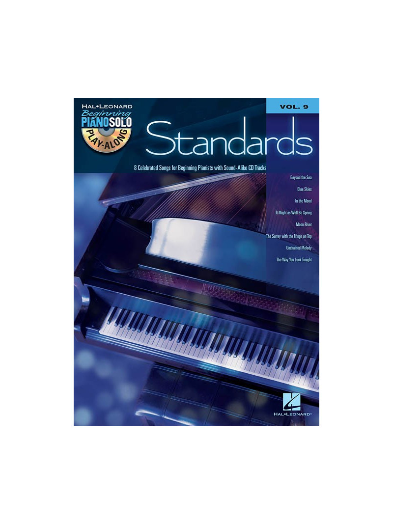Beginning Piano Solo Play-Along: Standards Volume 9 (book/CD)