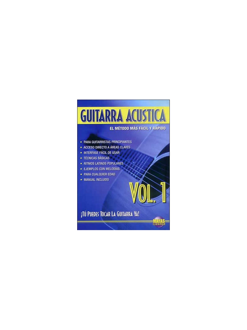 Guitarra Acustica Vol. 1, Spanish (DVD)