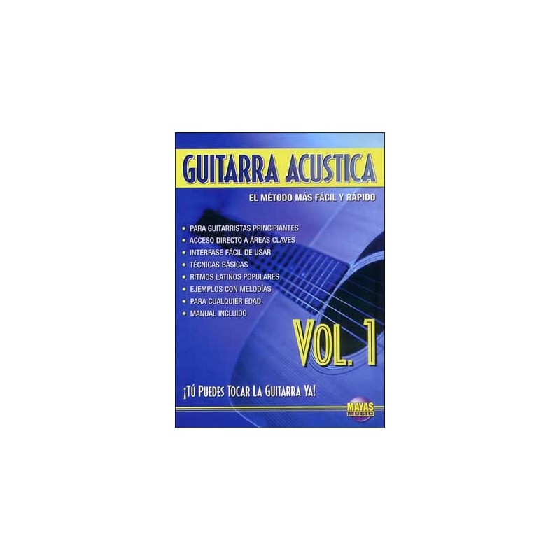 Guitarra Acustica Vol. 1, Spanish (DVD)
