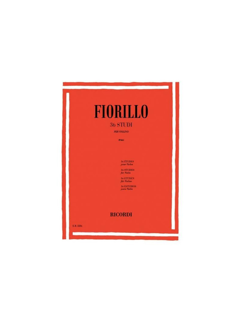 Fiorillo - 36 Studi per violino