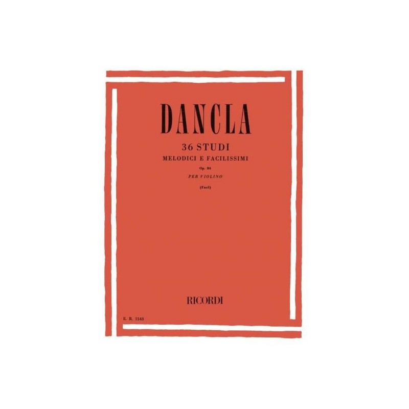 36 Studi melodici e facilissimo - Per violino