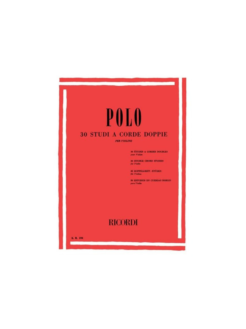 30 Studi a doppie corde (Per violino)