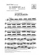 24 Esercizi preliminari agli studi di Kreutzer Op. 37
