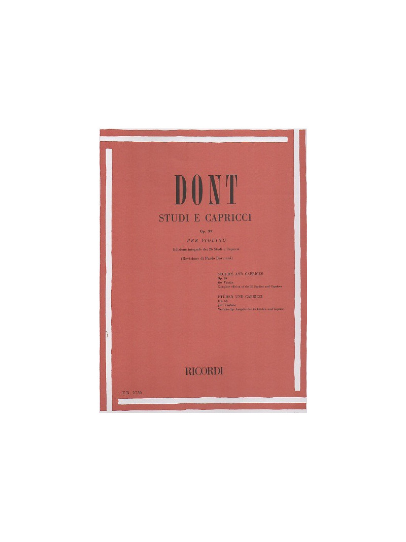 Studi e capricci Op. 35 (Per violino)