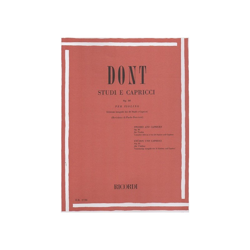 Studi e capricci Op. 35 (Per violino)