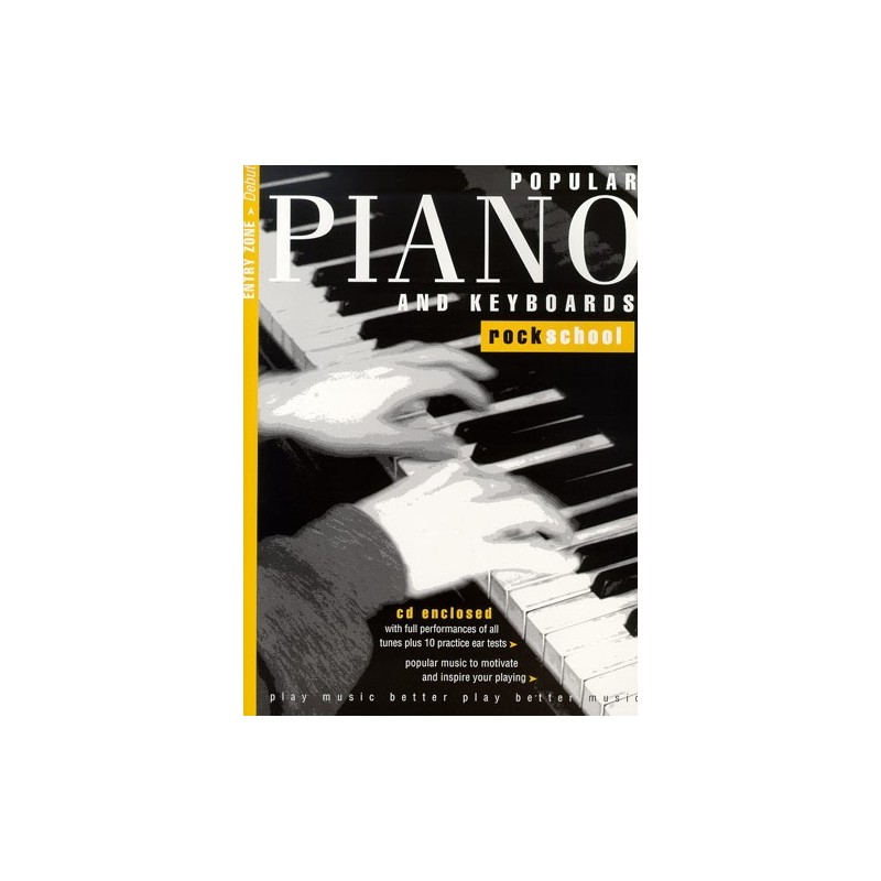 Rockschool Popular Piano And Keyboards - Debut (book/CD)