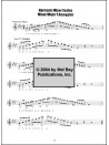 Scales & arpeggios studies for guitar with linear examples