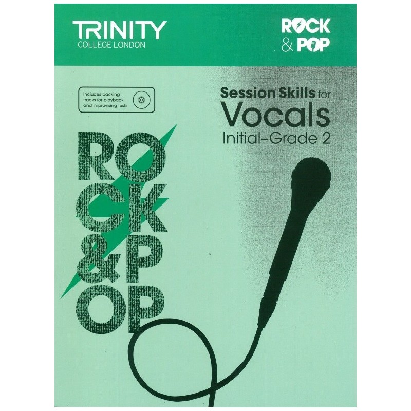 Rock & Pop Session Skills For Vocals, Initial-Grade 2 (Book/CD)
