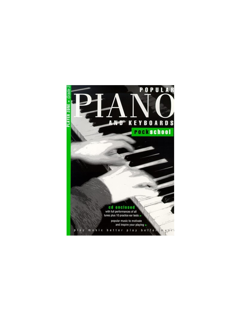 Rockschool Popular Piano And Keyboards - Grade 3 (book/CD)