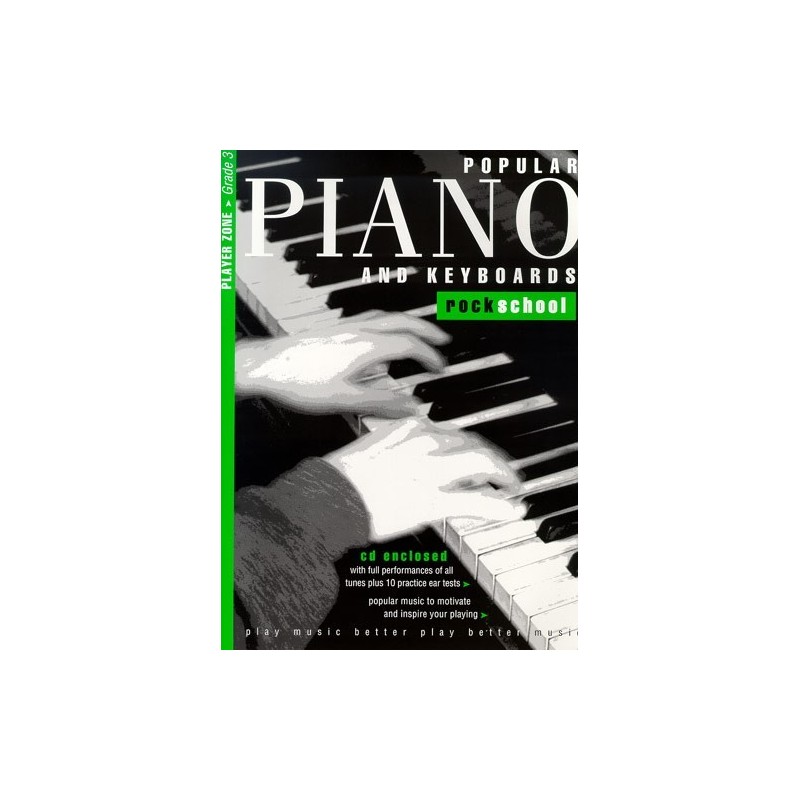 Rockschool Popular Piano And Keyboards - Grade 3 (book/CD)