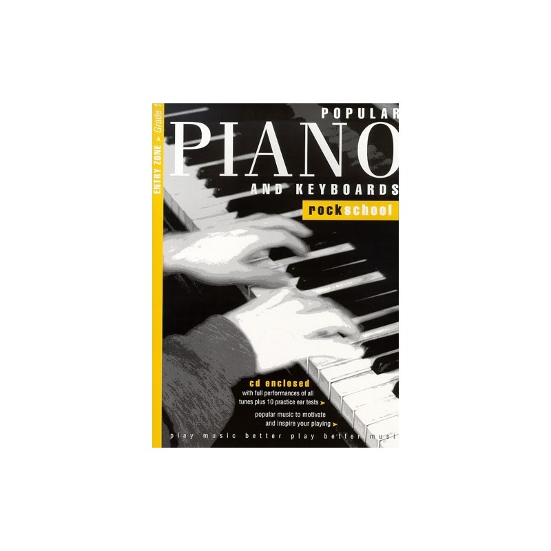 Rockschool Popular Piano And Keyboards - Grade 1 (book/CD)