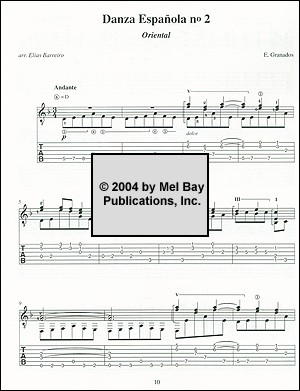 Select Works of Enrique Granados for Solo Guitar