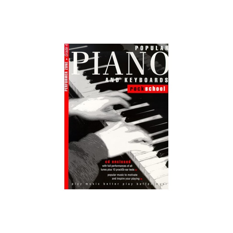 Rockschool Popular Piano And Keyboards - Grade 4 (book/CD)