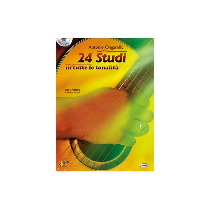 24 Studi In tutte le Tonalità (book/cd)