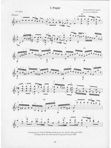 J. S. Bach Transcriptions for Classic Guitar (book/CD)