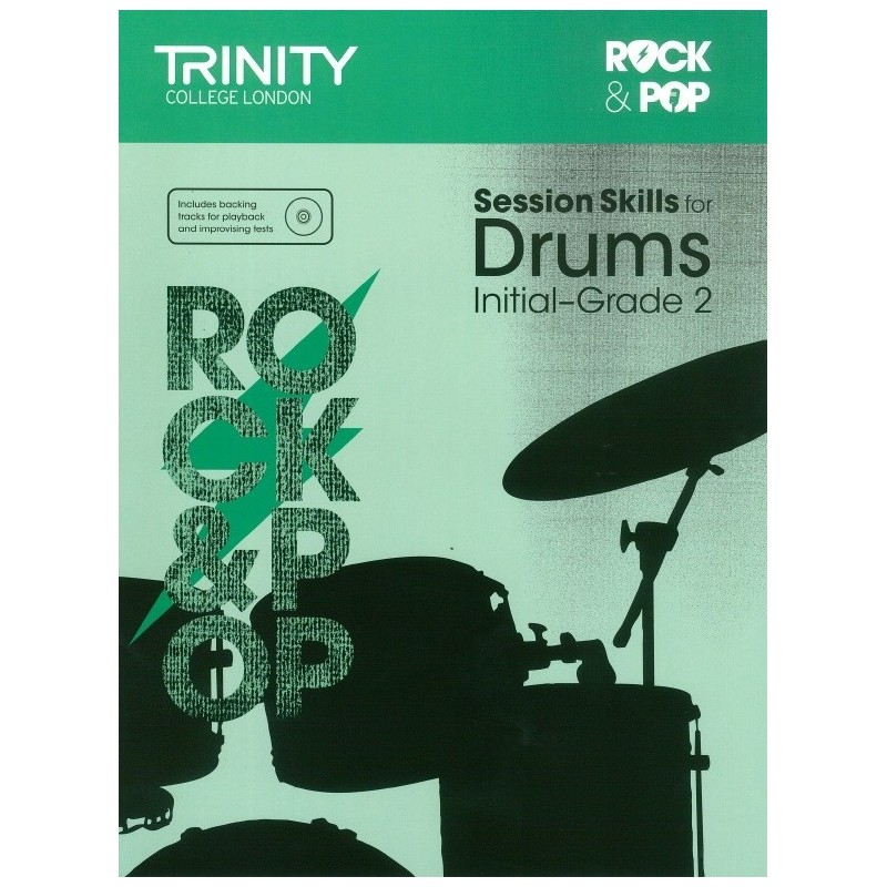 Rock & Pop : Session Skills for Drums Initial-Grade 2 (book/CD)